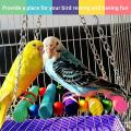 Bird Parrot Toy-bird Hanging Shredding Swing Chew-birds Ladder Bell