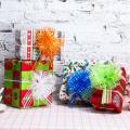 8pcs Pull Bow Mixed Color Large Snow Yarn Pull Bow Gift Wrapping