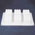 6 Cavity 3d Cube Candle Mold Silicone Molds for Diy Handmade Craft