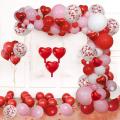 Valentine's Day Pink Red Balloon Garland Kit Valentine Home Decors
