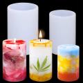 Pillar Candle Silicone Molds for Resin Casting Epoxy Mold (4pcs)