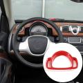 For Mercedes Benz Smart 2009-2015 Car Dashboard Frame,red