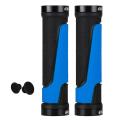 Bicycle Rubber Grips Mountain Bike Bilateral Lockable Non-slip A