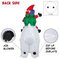 Christmas Inflatables Decorations for Lawn Yard Porch Party Eu Plug