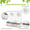 Wild Bird Feeder Window with Strong Suction Cups and Seed Tray