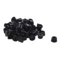 60 Pcs Tapered Black Rubber Feet Bumper Pad Washer 15mmx10mm