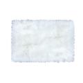 Super Soft Faux Fur Sheepskin Rug Shaggy Silky Plush Carpet White