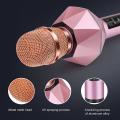 Bluetooth Condenser Karaoke Mic Dazzle Color Handheld Stereo Gold