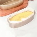 3 Pieces Non Stick Oval Shape Cake Pan Cheesecake Loaf Bread