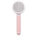 Pet Grooming Brush,for Long & Short Hair, Cleaning Of The Brush Pink