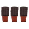50pcs Plastic Plant Pots Home Garden Nursery Flowerpots