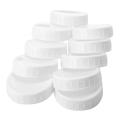 10pcs Plastic Lids for 86mm Standard Regular Mouth Mason Jar Bottle