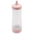 Squeeze Bottle Kitchen Accessories Gravy Plastic Pink + Transparent
