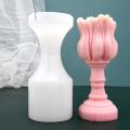 Candle Mould, Tulip Candle Holder Silicone Mould