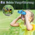 Binoculars for Kids Toy Binoculars for Bird Watching Hiking Green