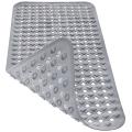Bath Mat 88x40cm with Suction Cups and Non-slip Structure Gray