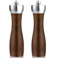 Salt and Pepper Grinder Set, Premium Beech Wood Salt Grinder