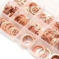 280pcs Professional Assorted Copper Washer Gasket Set