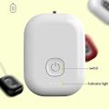Fashionable Personal Wearable Mini Hanging Neck Air Purifier White