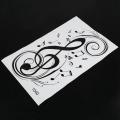 2x Beat Note Music Wall Art Stickers ,(black)77x45cm