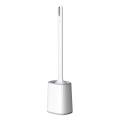 Toilet Brush with Quick Drying Brush Holder (white)