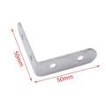 10 X Stainless Steel Shelf Support Corner Brace Angle Bracket 50x50mm