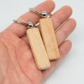 Wood Engraving Blanks for Keychains 20 Pack (width:0.7 Inch)