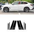 For Bmw- X4 2019-2021 Window Bc Pillar Posts Cover Pc Black 8 Pack