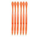 6pcs Easy Orange Citrus Peeler In Bright Orange Color Kitchen Tool