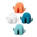 4 Pcs Mobile Phone Plug Holder with Hooks for Bedside Wall Adhesive