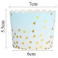 50 Pcs Colorful Greaseproof Paper Baking Cups 5 Oz Cupcake Paper B