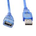 22cm Blue Usb 3.0 90 Degree A Male to Female M/f Cable Adapter Connector