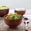 Wood Spoons Bowl Set,wooden Handmade Flatware Tableware Cutlery Soup