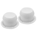 2x Round Mushroom Head for Rv Top Exhaust Outlet Vent Cap