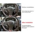 For Subaru Car Carbon Fiber Grain Steering Wheel Button Frame