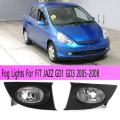 Car Front Bumper Fog Lights Lamp Foglight without Bulb for Honda Fit