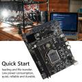 B250c Btc Mining Motherboard with Cooling Fan+thermal Grease Lga1151