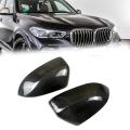 Real Carbon Fiber Mirror Cover Rearview Side Mirror Cap for -bmw X3