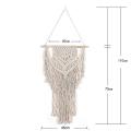 Macrame Wall Hanging Hand Woven Tapestry - Boho Backdrop Decoration