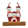 Creative Gifts Children Family 3 People Christmas Tree Decoration
