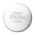 For Volvo Xc40 Ignition Key Switch Decoration Sticker 18-2020 Silver