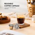Stainless Steel Reusable Coffee Capsules for Nespresso Capsules