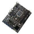 B250c Mining Motherboard with G3930 Cpu+sata Cable+rj45 Cable for Btc