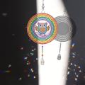 5d Diamond Painting Rotatable Wind Chime Hanging Ornament -owl