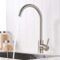 Stainless Steel Kitchen Sink Tap Monobloc 360 Degree Swivel Spout