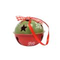6pcs Christmas Decoration Red Green White Metal Jingle Bell A