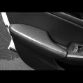 4pcs Carbon Black Car Door Armrest Panel Frame for Honda Civic 2022