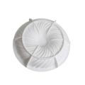 Large Wool Ball French Mousse Baking Silica Gel Cake Mold White