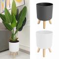 Modern Plant Pots with Legs Holder Floor Standing Potted Flower Pot-1