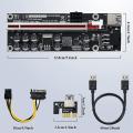 Pci-e 1x to 16x Riser Card for Bitcoin Mining Eth, (v011-pro,1 Pack)